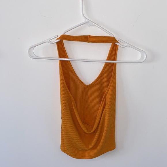 2/20$ Orange halter top from GARAGE - Picture 5 of 5